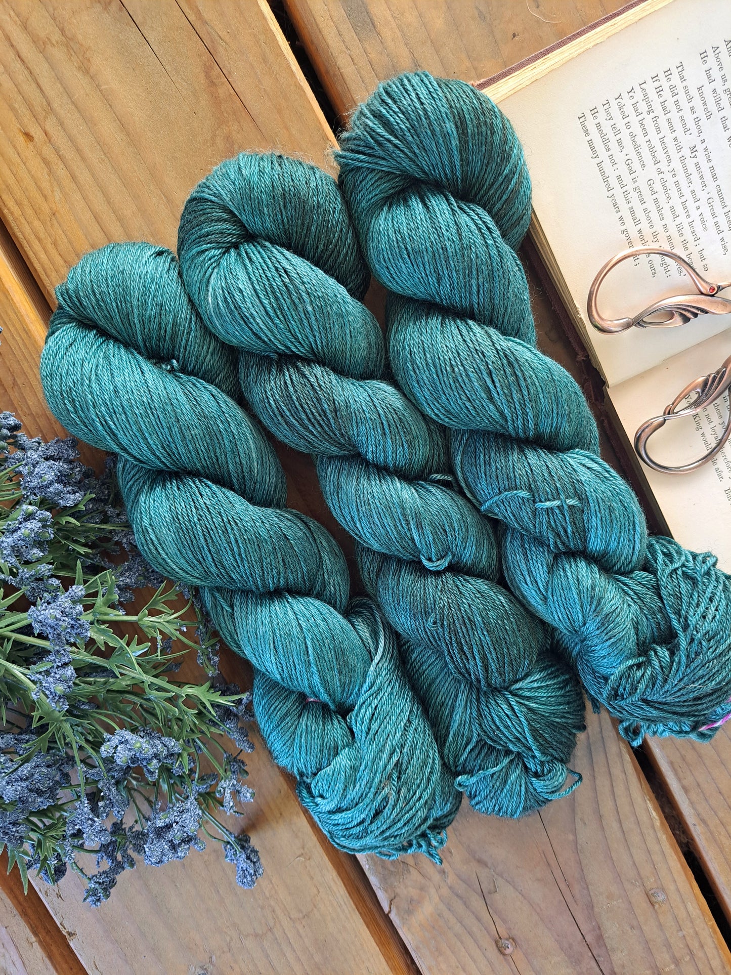 Pacific Ocean BFL Silk - Ready to Ship!